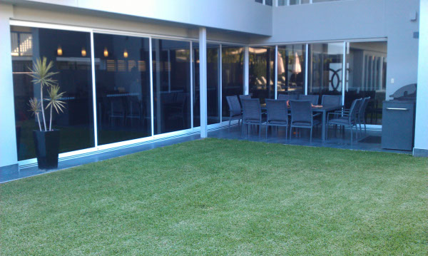 Cannon Hill Brisbane house hallway living area windows tinted view from backyard outside