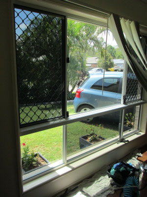 window glasses interior of house with and without home windows tinting comparison